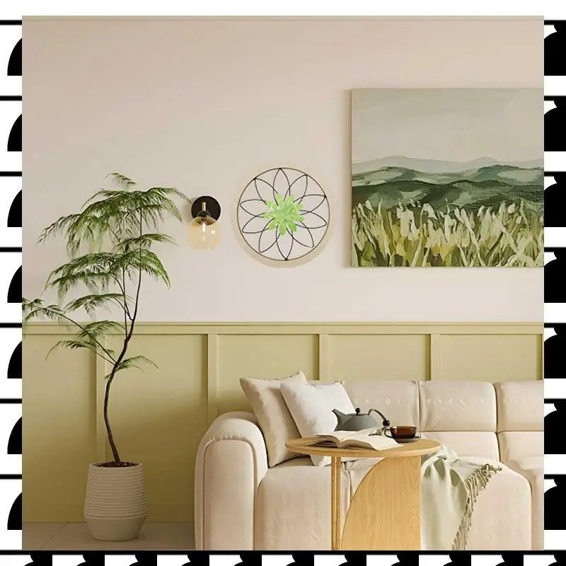 

A44U 1Pcs Ultra-Thick Rustic Wall Decor, Wooden Frame Iron Flower Farmhouse Hanging Decoration For Outdoor,Bedroom Easy To Use P