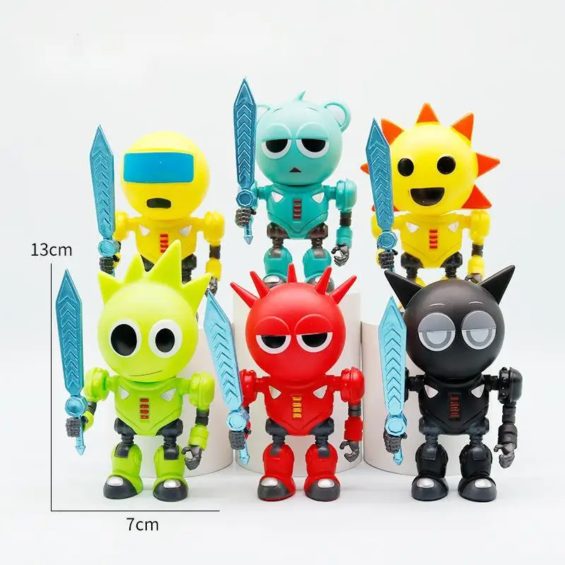 

Sprunki Figures Toys Incredibox Pvc Model Sprunki Wenda Action Figurine Simon Oren Tunner Ornament For Kids Birthday Gift Gift