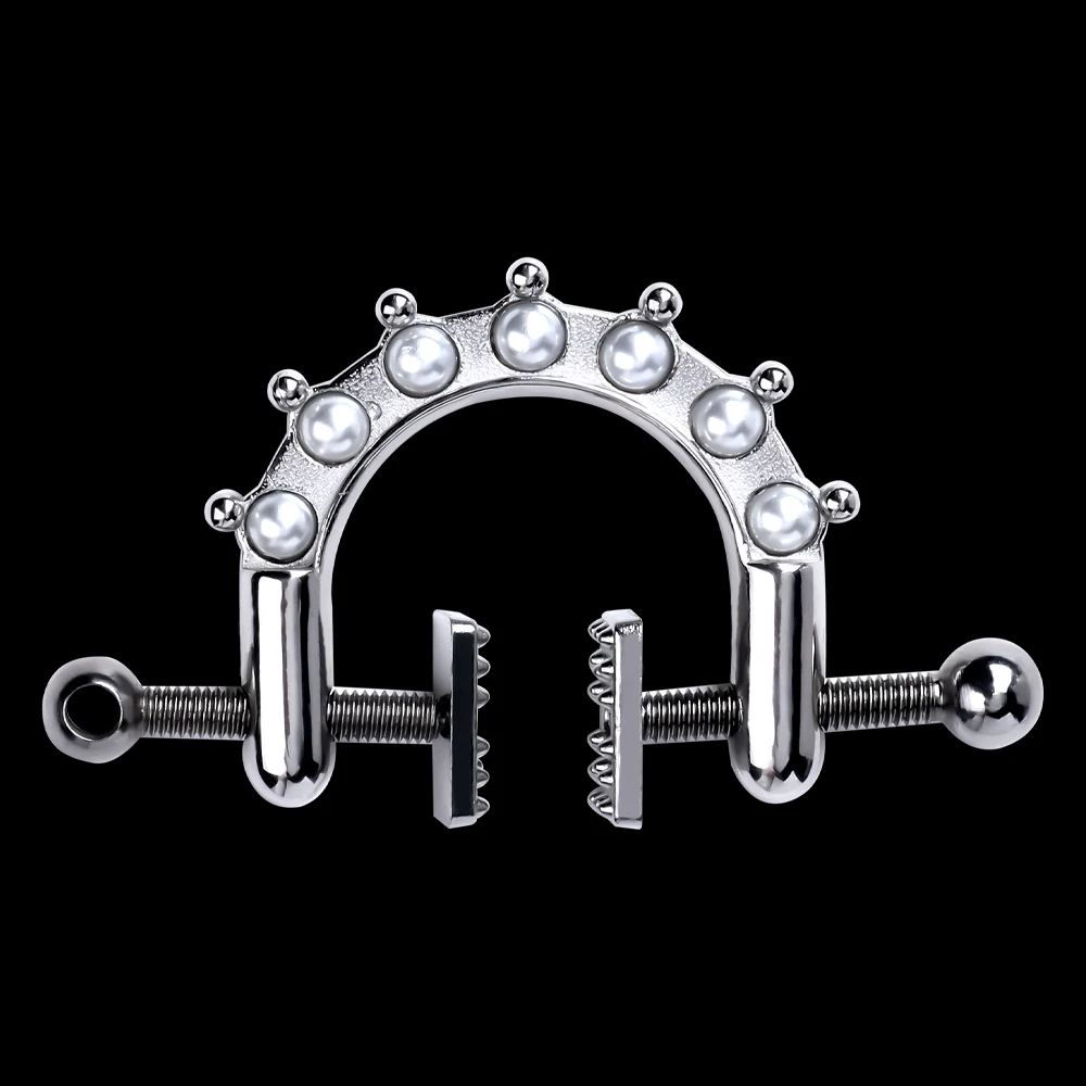 QKKQ-Stainless Steel Nipple Clamp para Mulheres, Bondage, Brinquedo Erótico, Restrições, Peito Clip, Tortura de Mamilos, Sex Toys, Feminino, 18 +