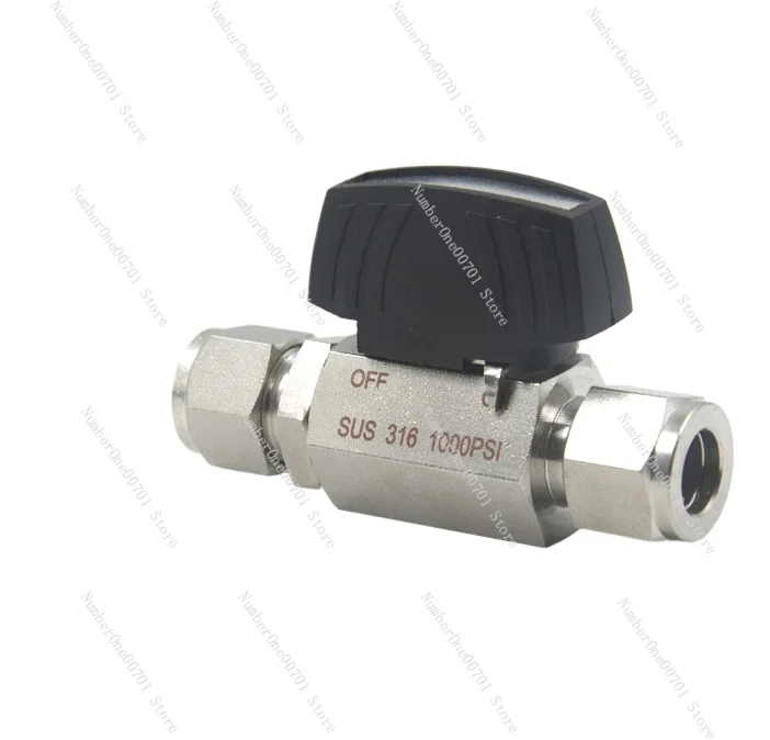 Card Sleeve Straight-through Ball Valve Low Pressure Stop Valve BV Hexagonal Silver-Plated Gas Pipeline Two-Way Switch Valve