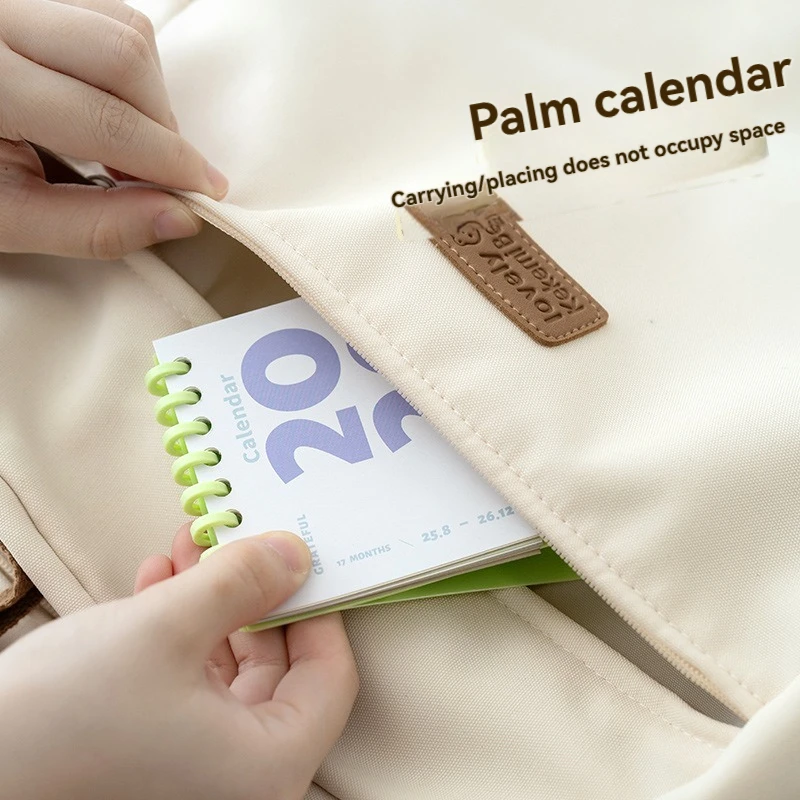 1pc mini calendário suporte portátil criativo ornamento de mesa estilo criativo calendário estudante