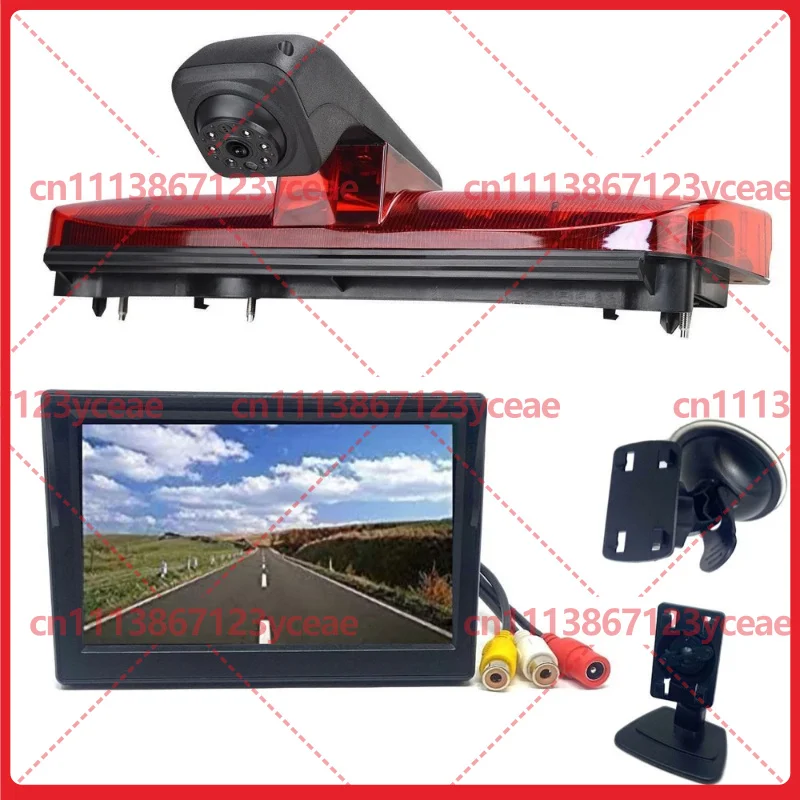 For Ford Transit Connect HD Brake Light Reverse Camera With 5‑Inch Desktop Display Parking Image System