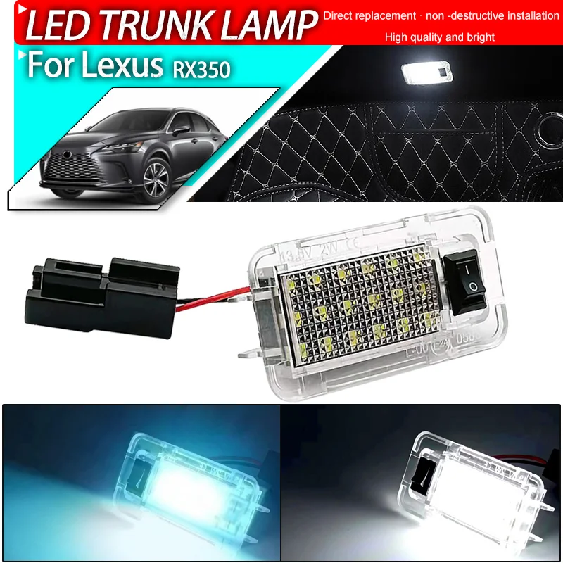 

1 шт. автомобильный светодиодный светильник Canbus без ошибок, светильник багажника, свет ледяного синего белого цвета для Lexus RX350 2016 2017 2018 2019, Стайлинг автомобиля