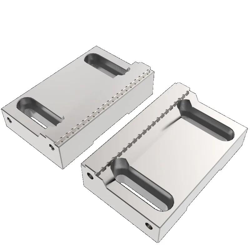 

New KSP2-125L Long Stroke Air Vise Self Centering Clamping Force Block Pneumatic Centric Vise For CNC Machine