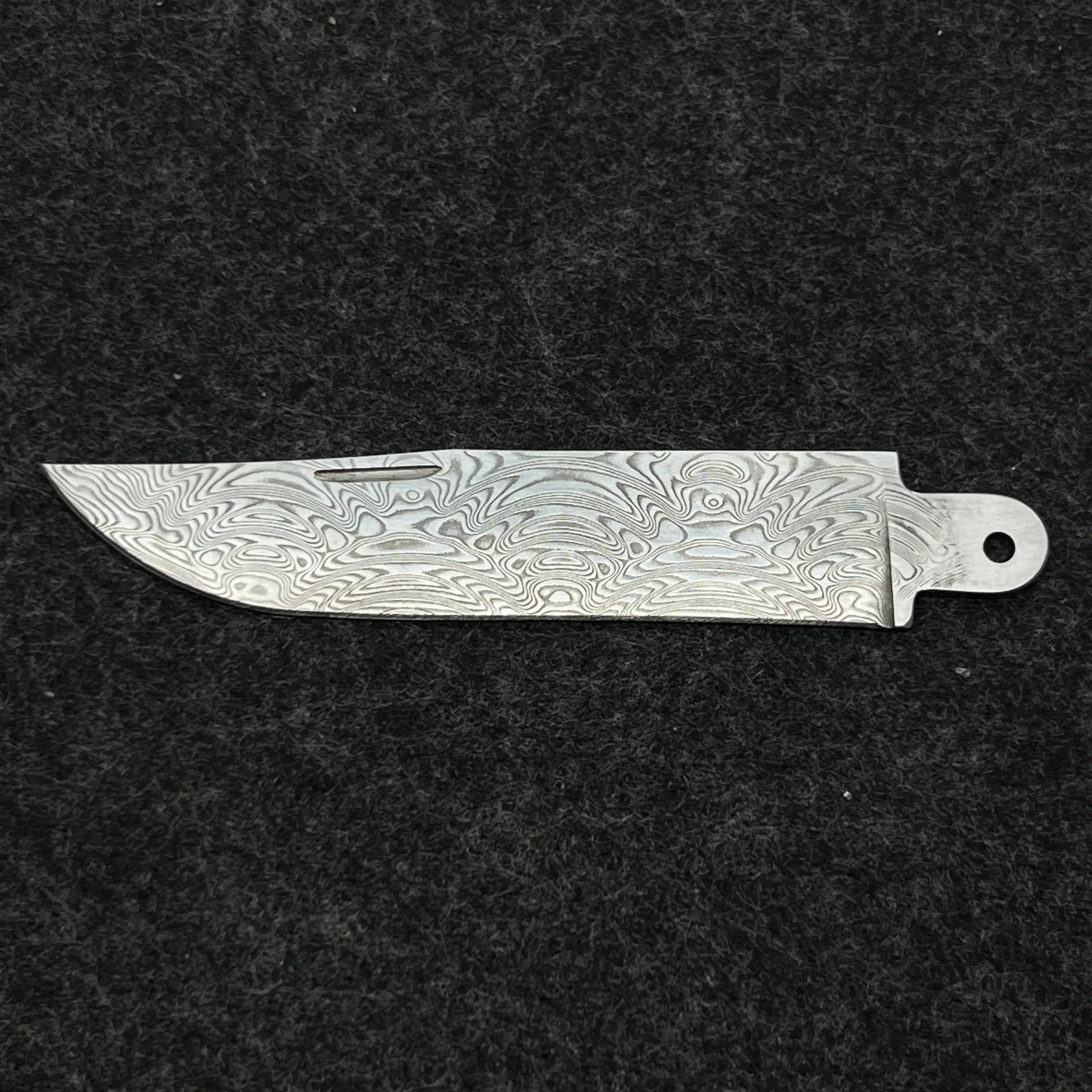 Damascus powder Steel Replacement Blade For Opinel No.8 #8 Folding Knife DIY Accessories