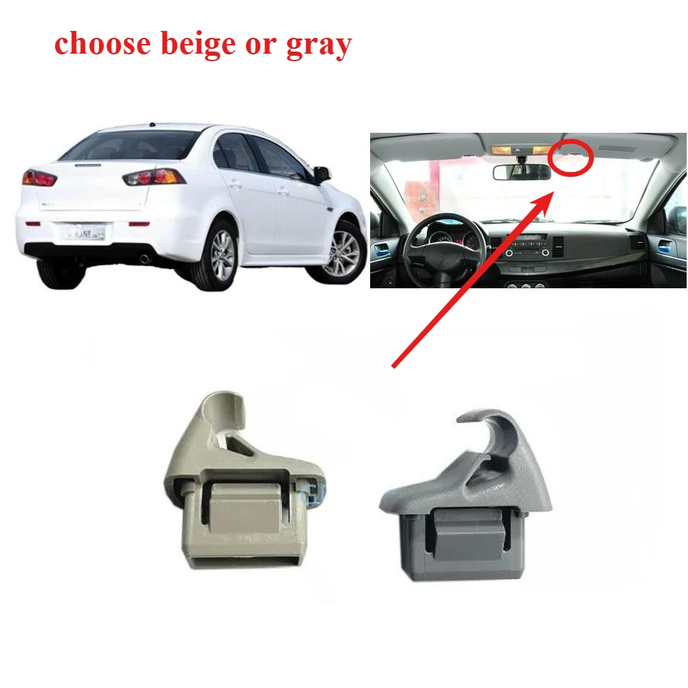 1 Piece Sun Proof for Lancer Ex Sun Proof with Glass for Lancer Gt Sun Shield for Evo 10 X Beige and Grey Clips for Asx