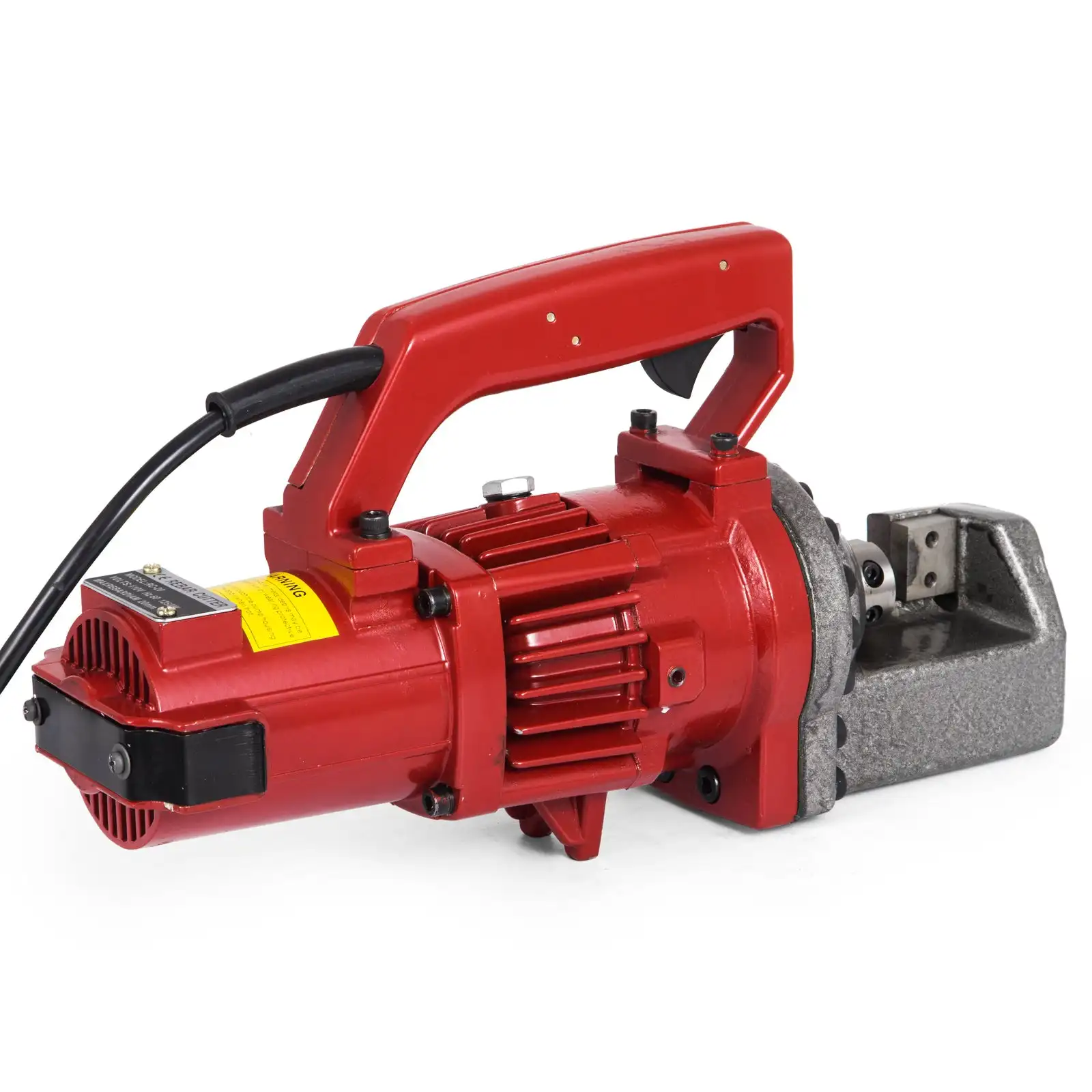 ماكينة قطع حديد التسليح الكهربائية 1250 وات 110 فولت ماكينة قطع حديد التسليح الهيدروليكية المحمولة مع شفرات الفك 3/20 بوصة (4 مم) إلى 3/4 بوصة (20 مم)