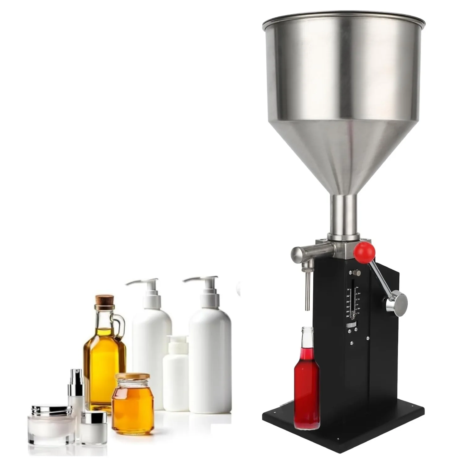 

Liquid Filling Machine Bottle Filling Machine 5-50 Ml/5-110 Ml Manual Filling Machine for Cream/Cosmetic/Perfume/Medicine