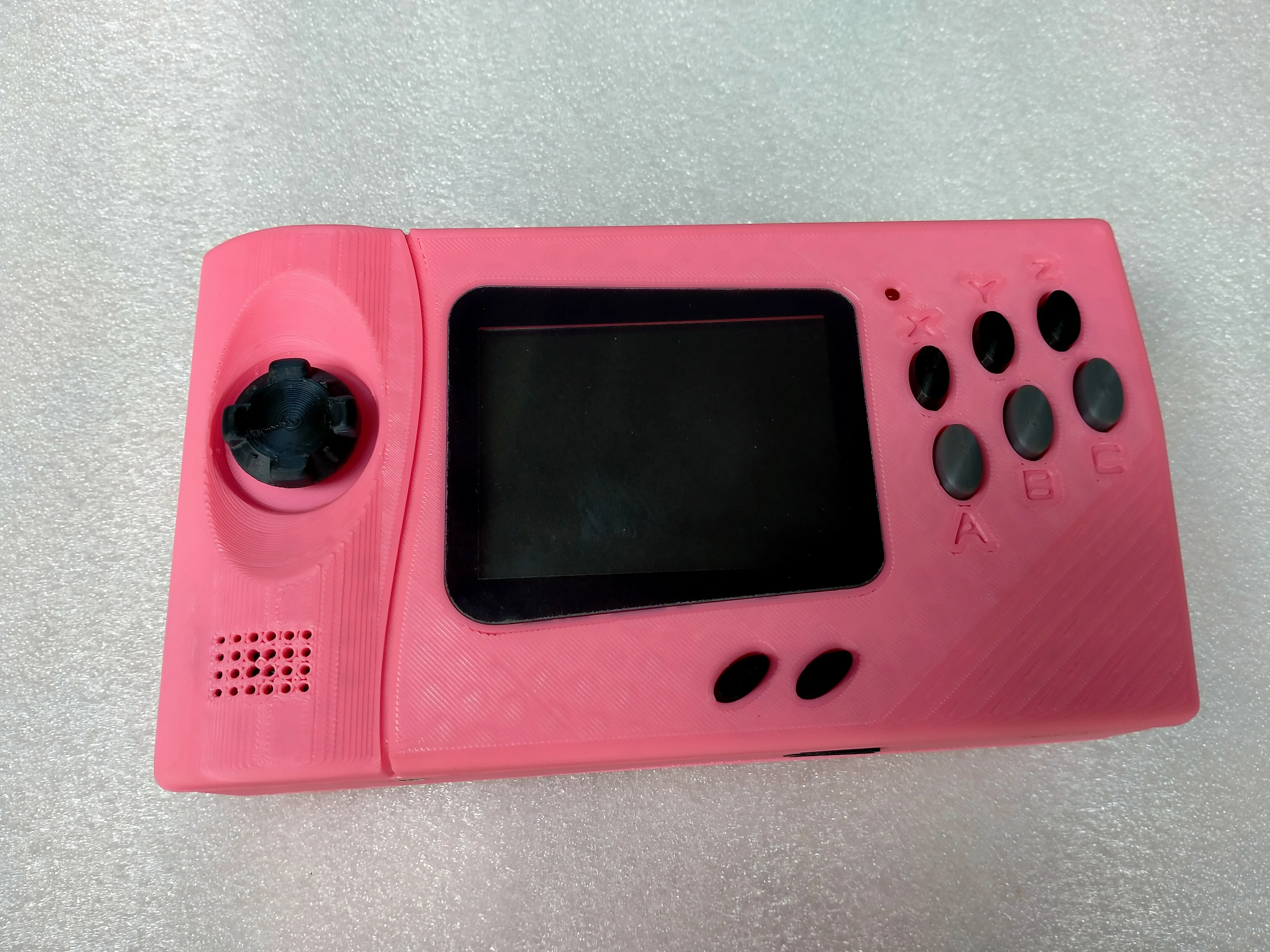 وحدة تحكم ألعاب محمولة مطبوعة ثلاثية الأبعاد من جينيسي نوماد وحدة تحكم ألعاب بطاقة MD