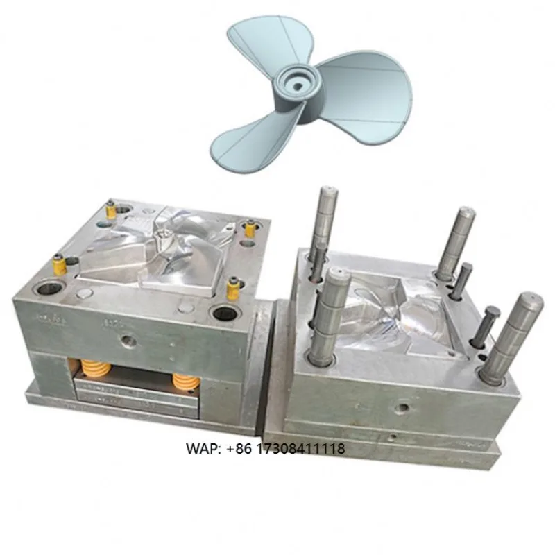 Plastic Propeller Fan Mold High Quality Product Plastic Turbine Small Wind Blade Molds