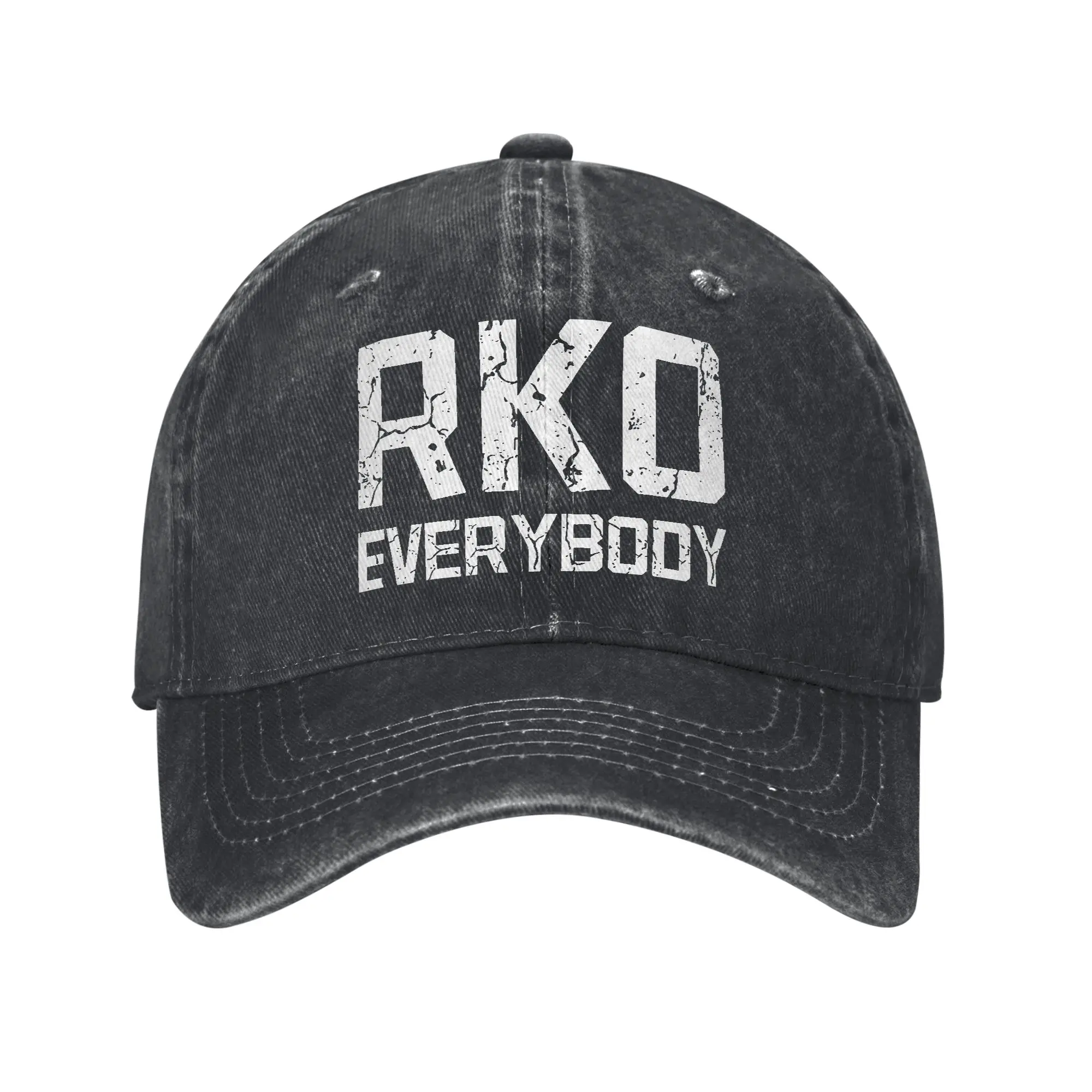 Randy RKO Everybody Vintage Baseball Caps Casual Distressed Denim Wrestling Fighting Snapback Cap Men Women Outdoor Soft Hat
