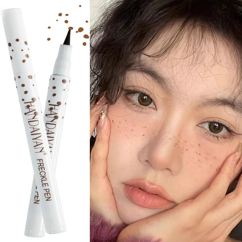 1PC Waterproof Face Fake Freckles Pen Natural Lifelike Fake Freckles Pen for Long Lasting Look Dot Spot Pen Makep Tool Cosmetic