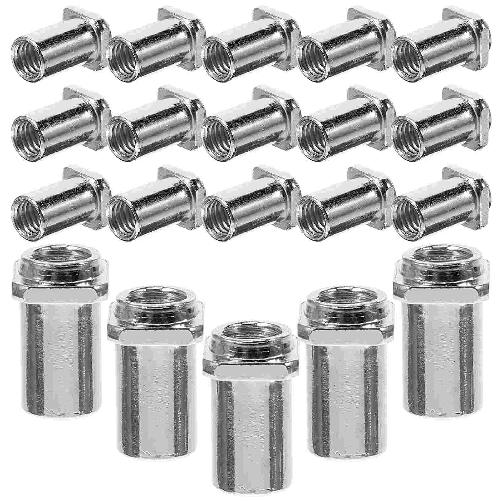 

20 Pcs Floor Drum Spare Part Swivel Nut Replacement Nuts Jazz Parts Iron Tom Lug