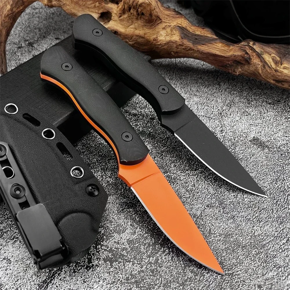 

Новый нож с фиксированным лезвием высокой твердости и ножнами, лезвие 8Cr13Mov, портативный уличный нож для кемпинга, режущий спасательный инструмент для выживания