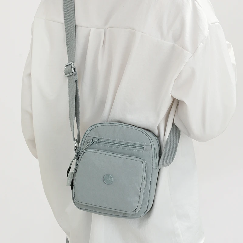 Leichte Oxford-Umhängetasche für Damen – Umhängetasche mit mehreren Taschen, ideal für Geschäftsreisen und Reisen – Detail 19