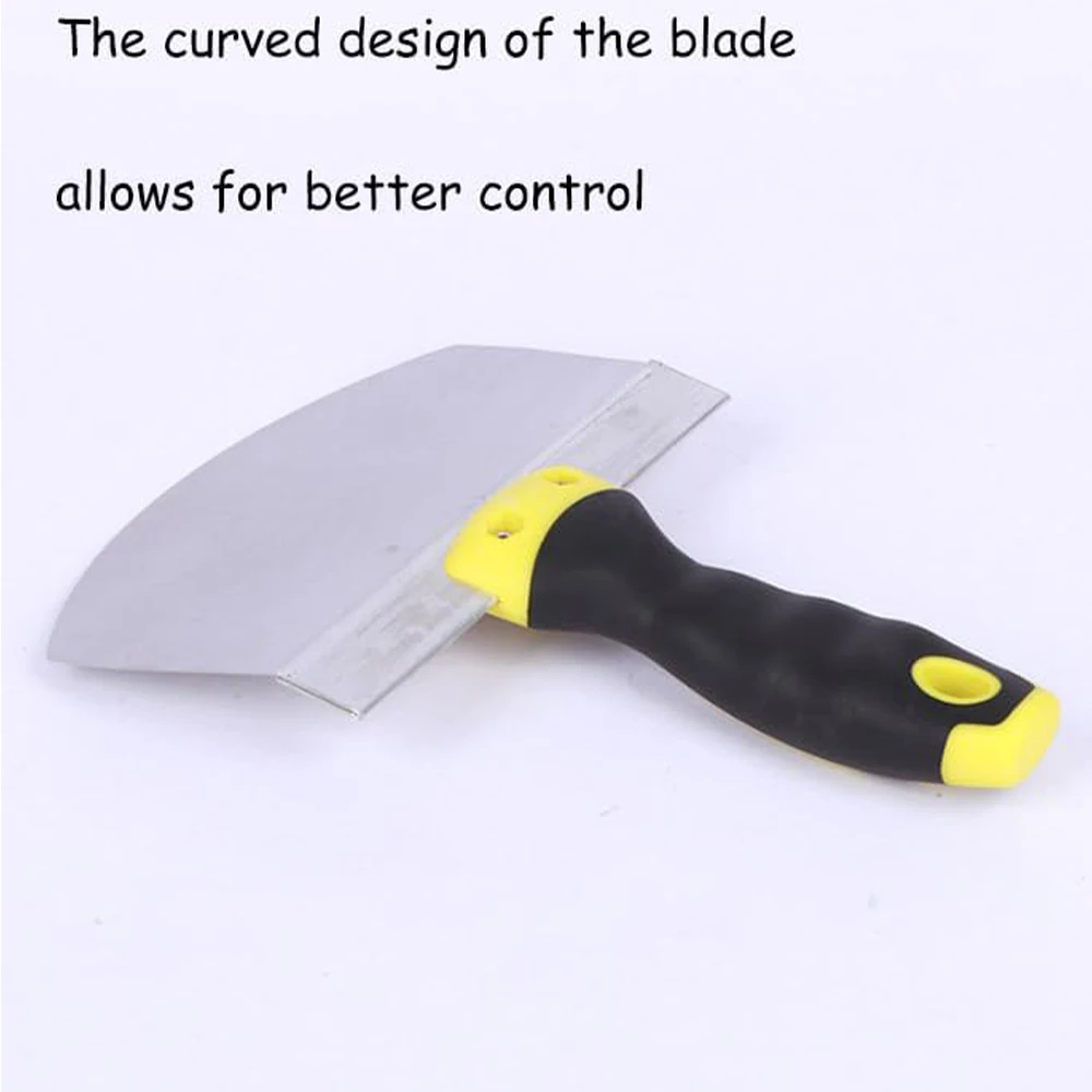 Stainless Steel Putty Knife Scraper Paint Filling Spatula Painters Tool Paint Feed Filling Scraper Spackle Knife for Plaster