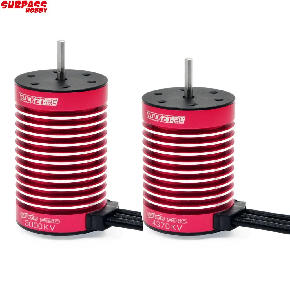 SmCpSurpass Hobby Rocket Brushless Motor Waterproof F540 F550 Supersonic Motors For 1/10 RC Car Wltoys Buggy Truck Traxxas Off R