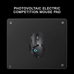 Esports Mouse Pad Glass Mousepad For Gamer Water Dust Resistant Mouse Mats Photovoltaic Electric Cometition Mouse Pad