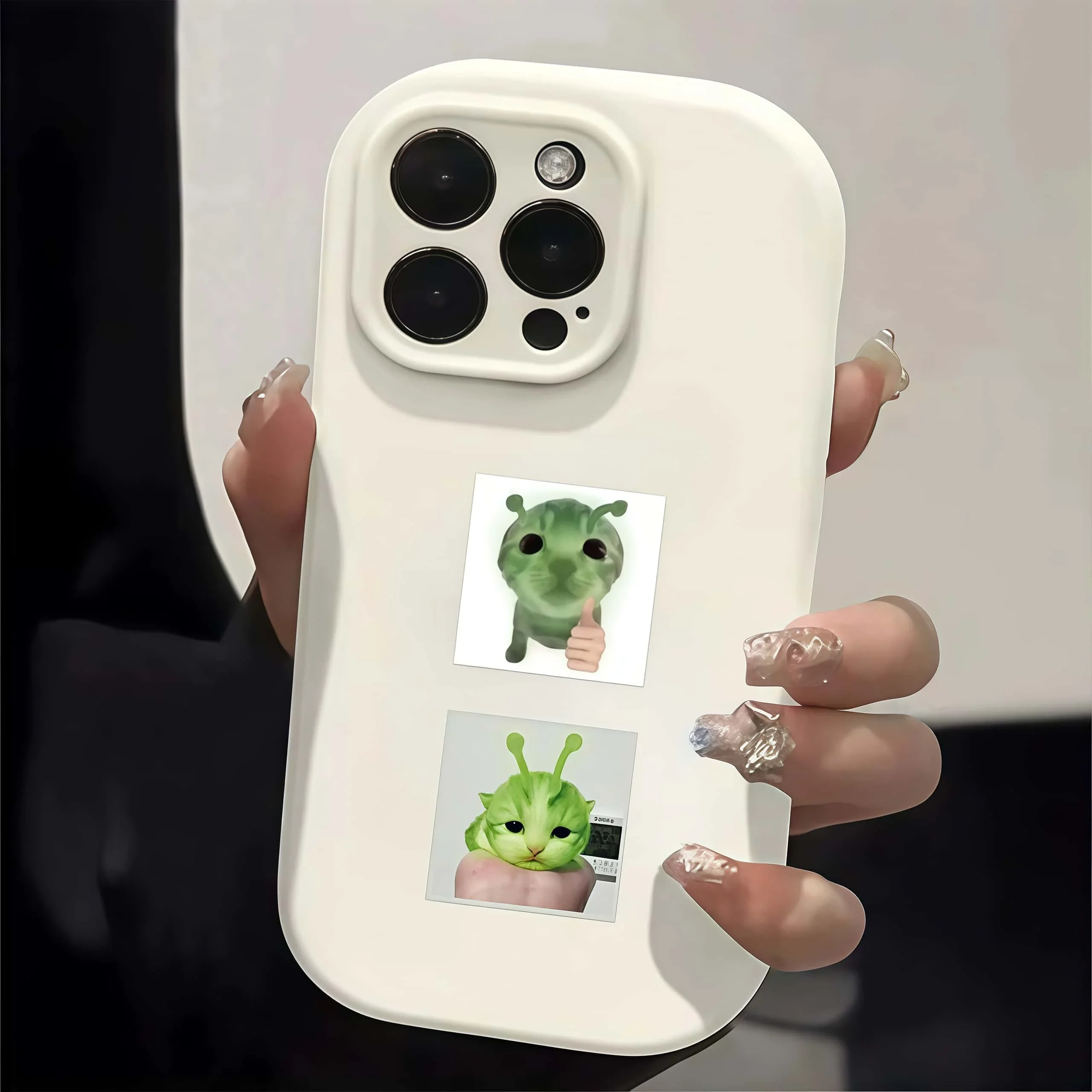 500Pcs Funny Alien Cat Stickers for Office Decor/Office Labels/Envelope Seals/Party Supplies Universal Stationery Stickers image 6