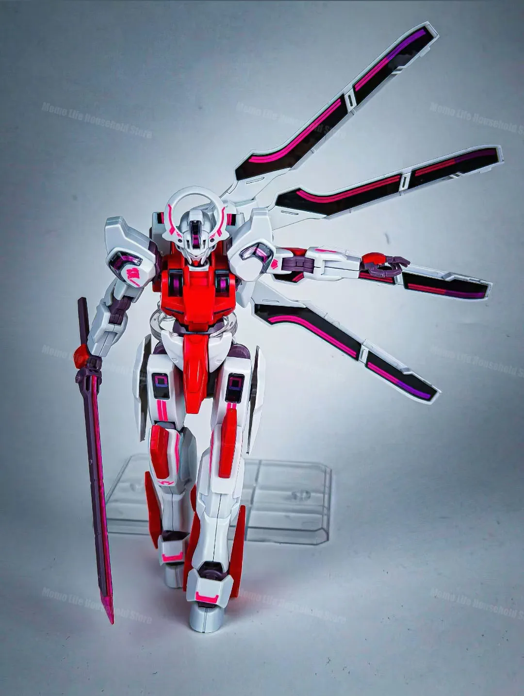 New JMS Model 1/144 Hg Mdx-0003 Red Schwarzette Assembly Model Kits Anime Action Figure Robot Moveable Plastic Model Gifts Toys