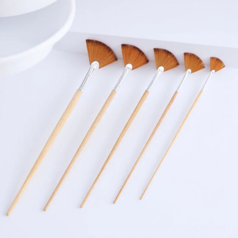 

5pcs Painting Brush Set Watercolor Drawing Supplies For Kids Adults Multi-Function Wear-Resistant Portable Art Tools