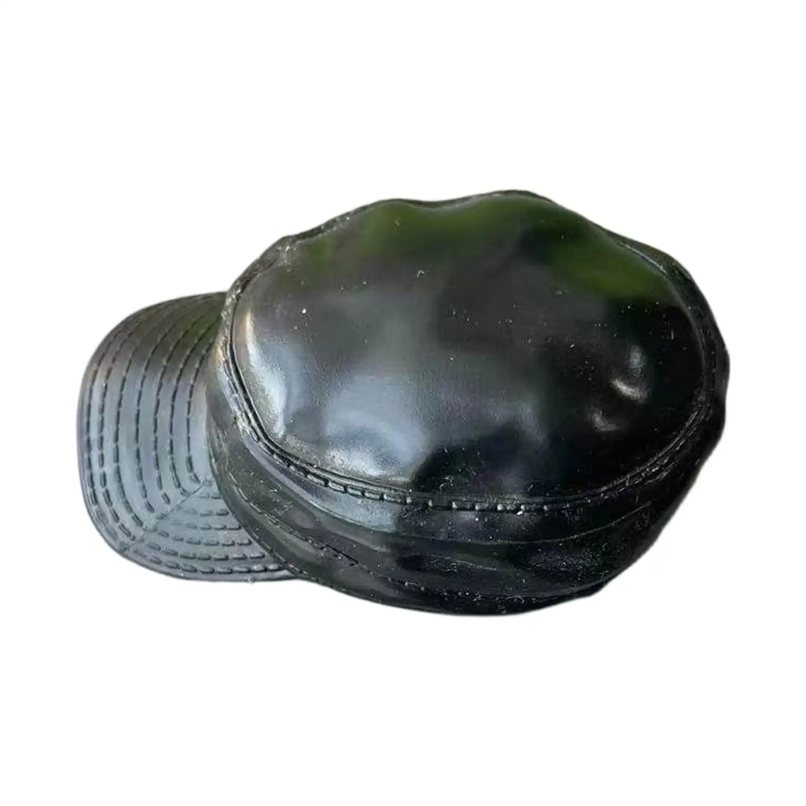 1/6 Action Figure Cap Miniatuur Zwarte Baseball Hoed Outfit Prop voor Aankleedpop Aanpassingsproject