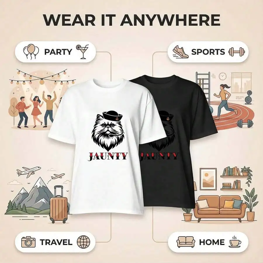 Casual Crew Neck Short Sleeve T-Shirt For Women Soft Cotton Graphic Tee