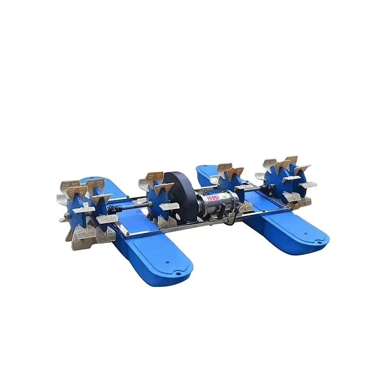 

【Best-selling】Shrimp Farming Equipment 2HP Paddle Wheel Floating Aerator 2 Impellers Fish Farming Aerator Aquaculture Machine A