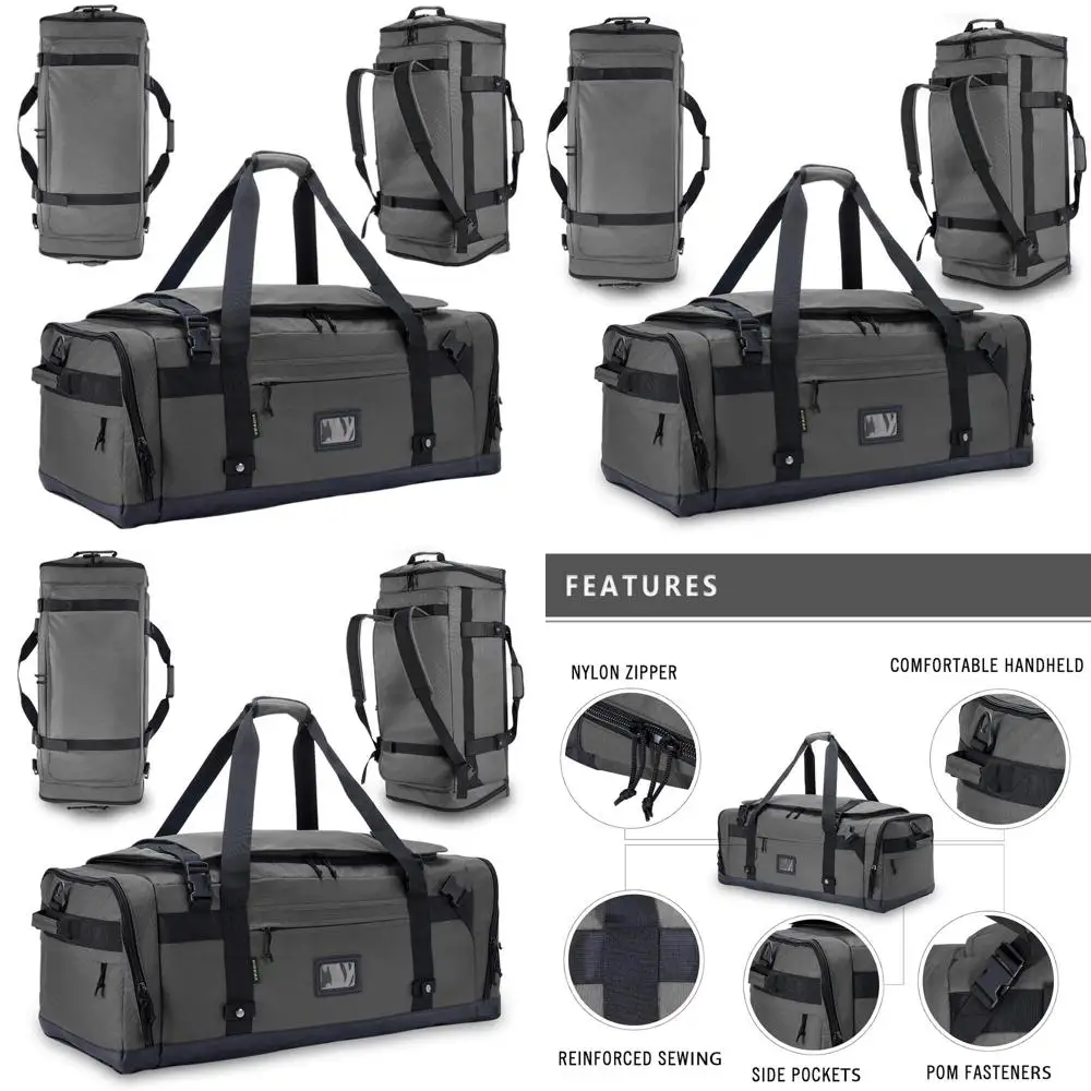 Large Capacity Travel Backpack for Men & Women, Durable Gym Duffel with Shoe Compartment, 80L-103L Waterproof Military-Style Can