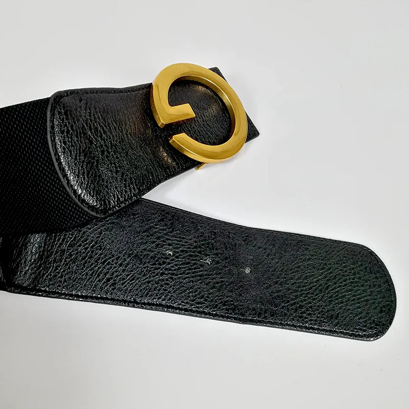 Fashion Wide Designer Belts For Women High Quality Luxury Brand Black Leather White Plus Size Corset Belt Brown Waistband