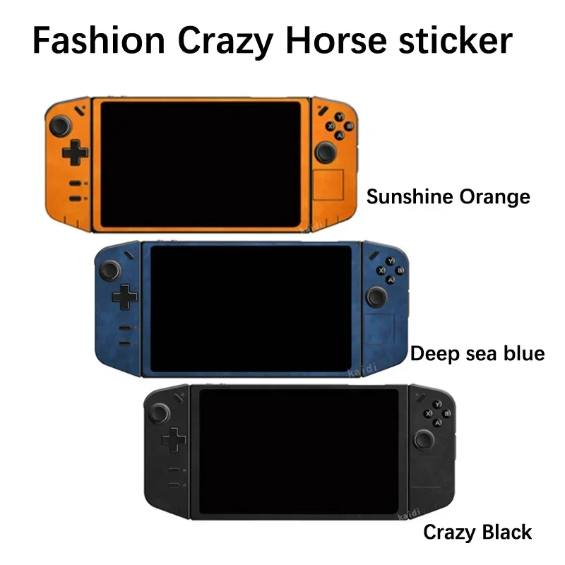 Personalizar el estilo 1x parte superior + 1x parte trasera + pegatinas precortadas de piel lateral película protectora para Lenovo Legion Go 2023 8,8 pulgadas