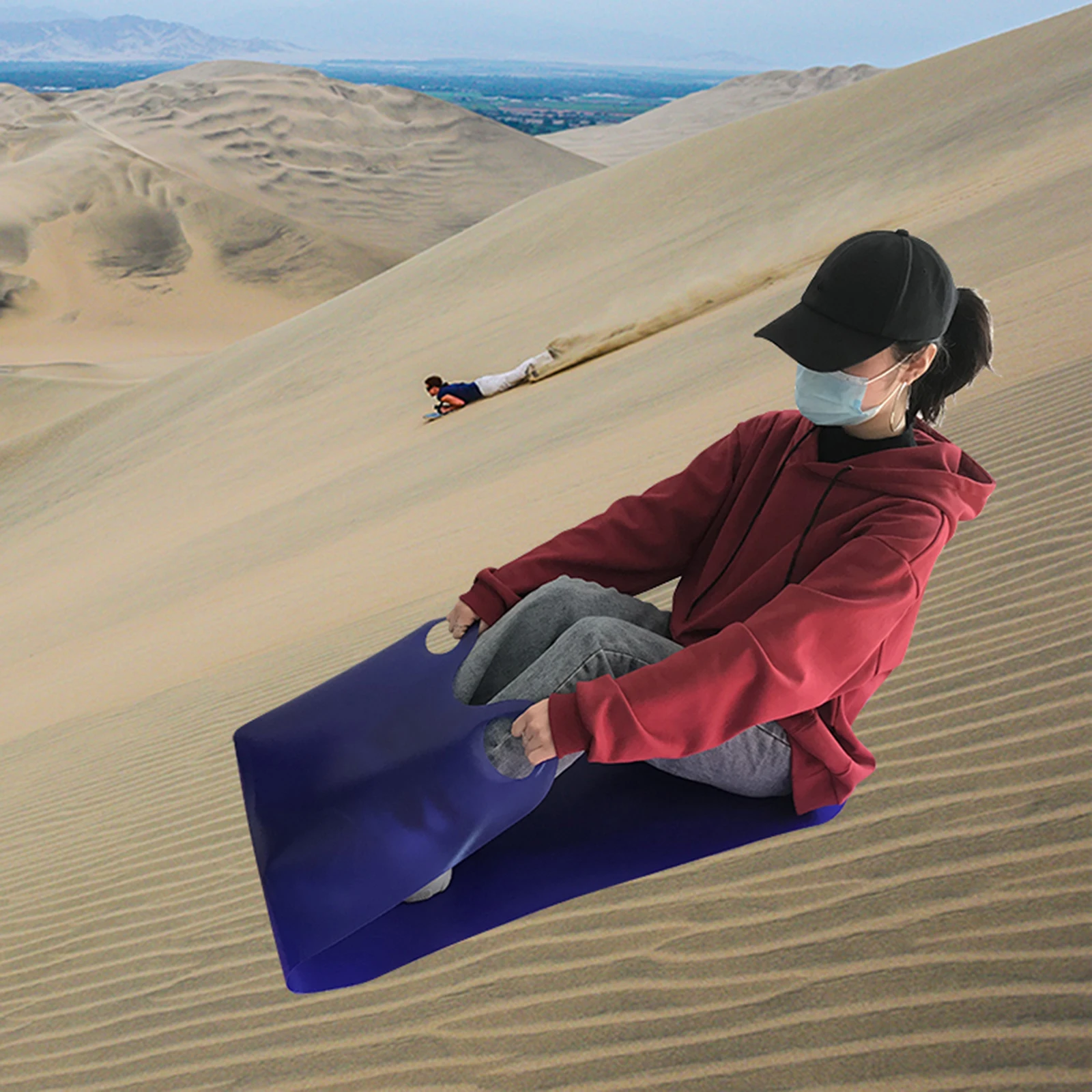 لوحات التزلج على الجليد المحمولة قابلة للطي مع مقابض ، زلاجات الثلج ، لوحة التزلج للأطفال والكبار ، زلاجة المجلس ، هدية التزلج على الجليد ، الشتاء