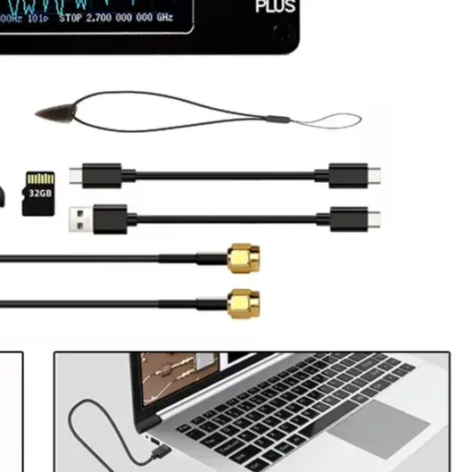 /50KHz-2.7GHz /Vector /Network Analyzer Portable VNA Antenna Tester HF VHF UHF With For SMA Calibration Kit For RF Measurement T