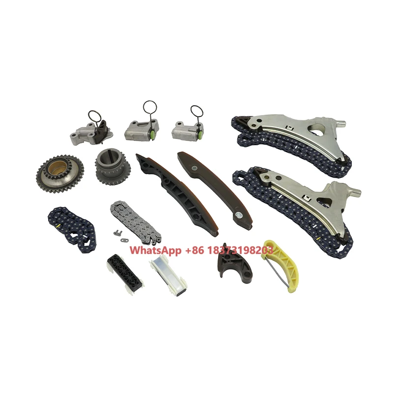 1 Zestaw 14-częściowy 2760500611 2760520100 2780520316 Zestaw łańcucha rozrządu do Mercedes Benz E-CLASS W212 S212 A205 X253 C253 E350 S550