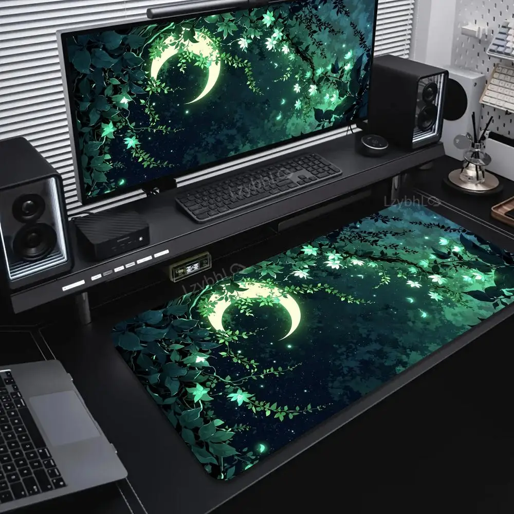 

Moon landscape Mouse Pad Large Gaming MousePad Anti-Slip Rubber Deskmat XXL Gamer Office Computer Accessories Extended Desk Mat