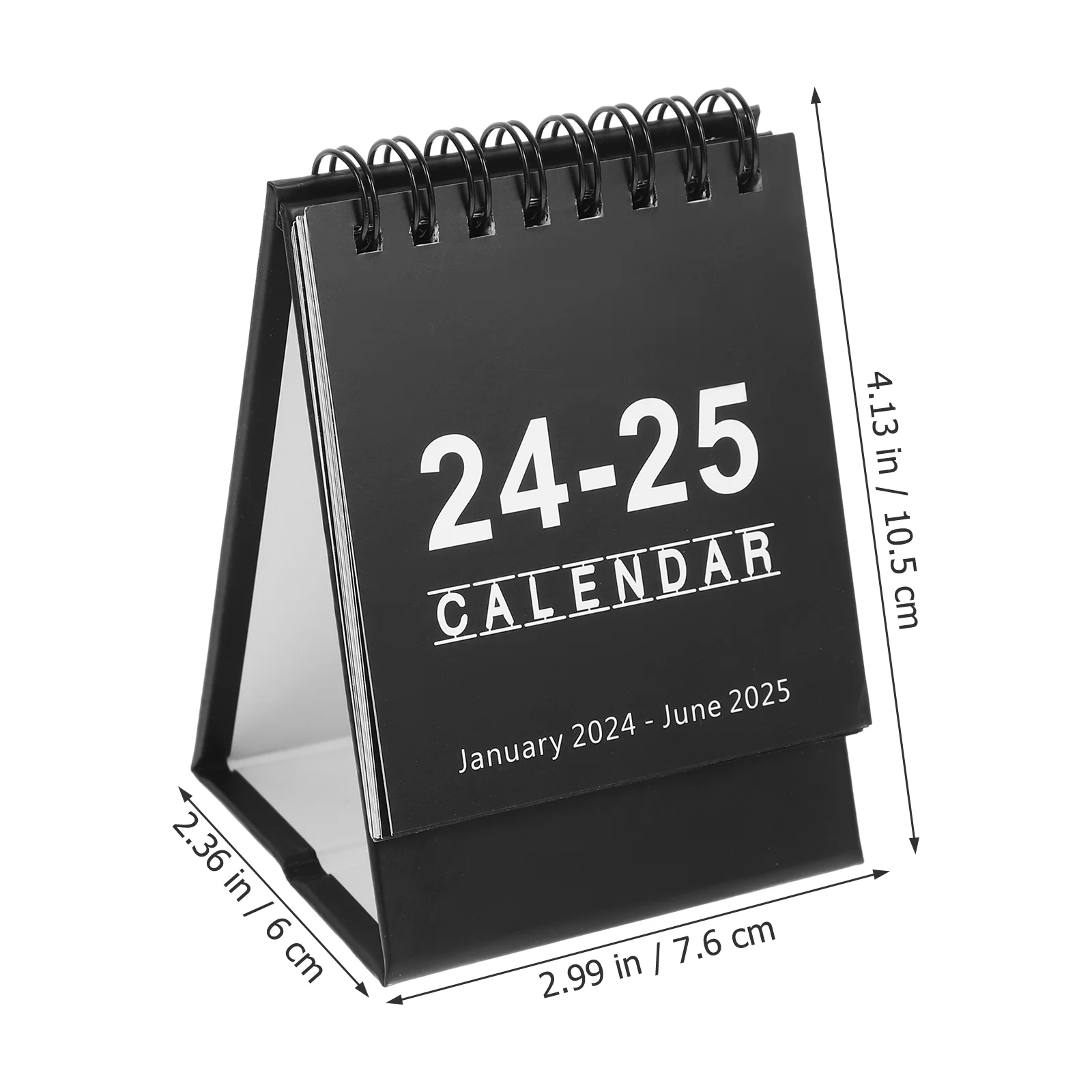 House Decorations for Home 2024 Mini Desk Calendar Table Small Tabletop 2025 Black Novelty Exquisite Convenient Desktop Elderly