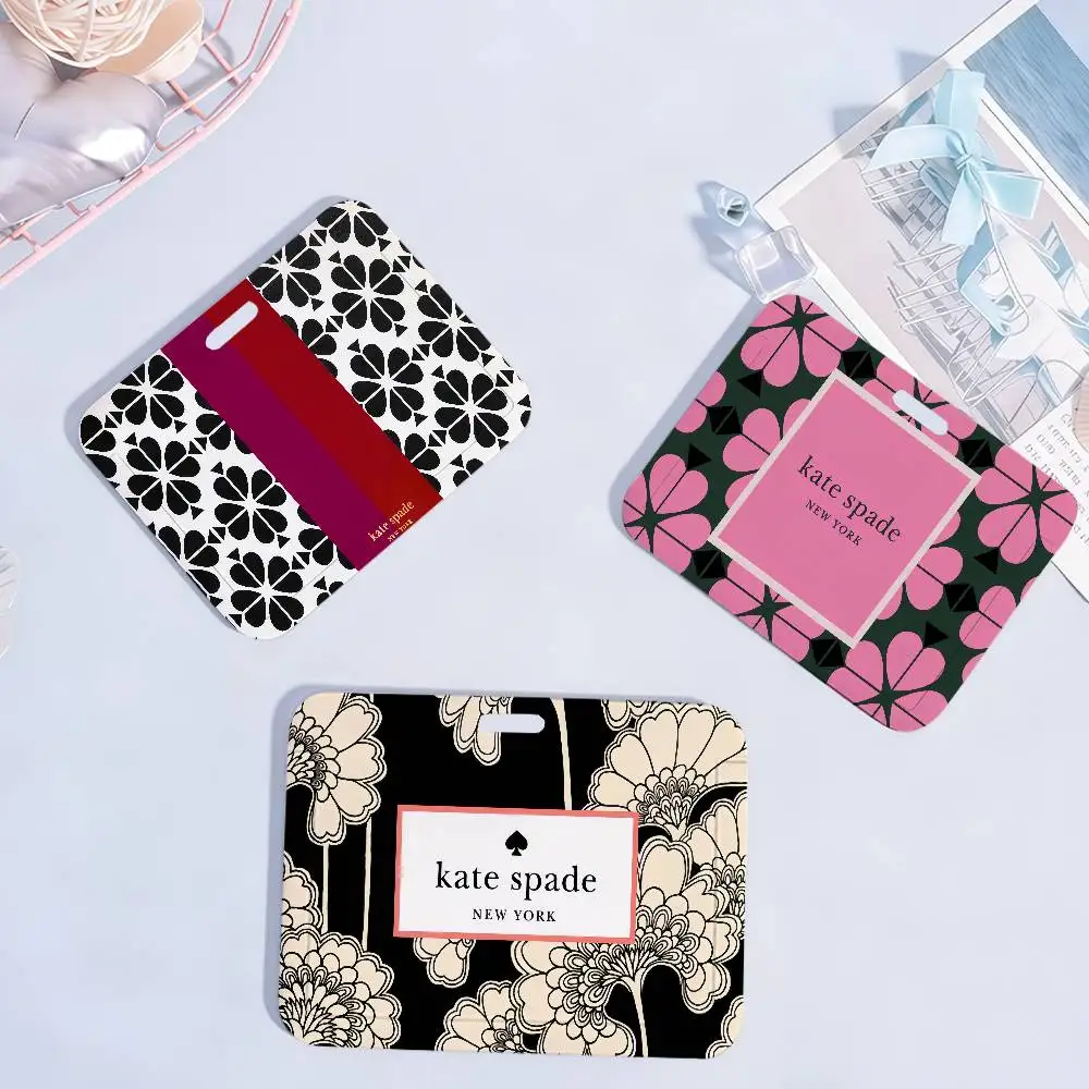 Porte-cartes Art Flower pour étudiants, cartes de repas sur le campus, cartes de transport en commun, métro, K-Kate-SpadeS