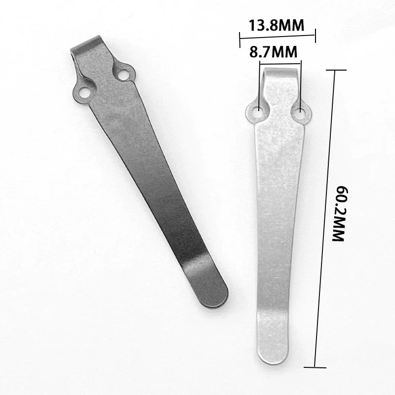 New Titanium Alloy Back Clip for Benchmade Griptilian 551 Knife 710 Custom Folding Pocket Knife 535 Back Clip Tool DIY Accessori