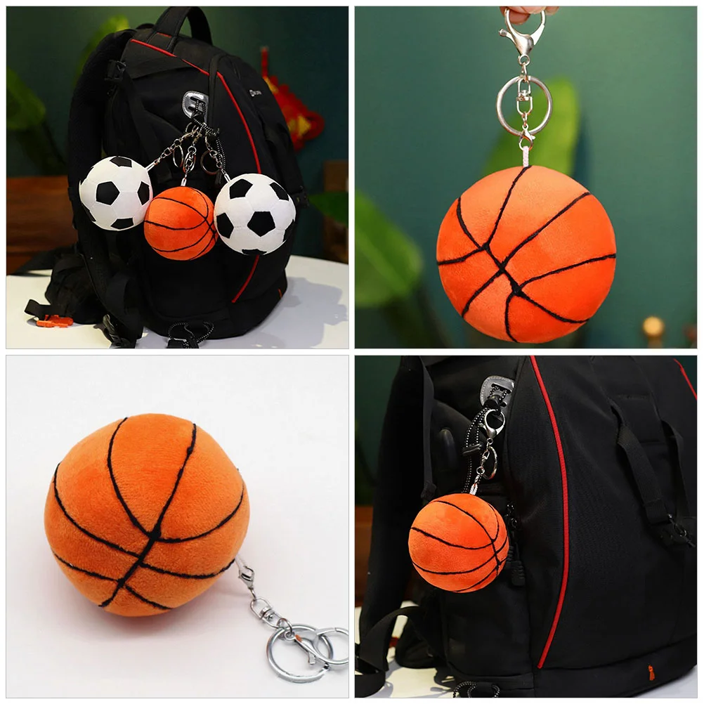 

Basketball Keychain for Backpack Sports Keychains Women Ring Gifts Bag Football Keyring