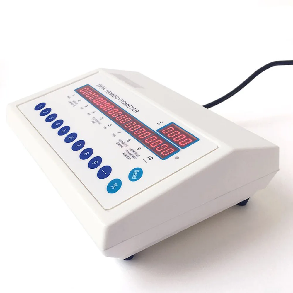 Hemocytomètre compteur de Classification des cellules sanguines JSQA comptage manuel des cellules sanguines blanches pour animaux de compagnie 220V
