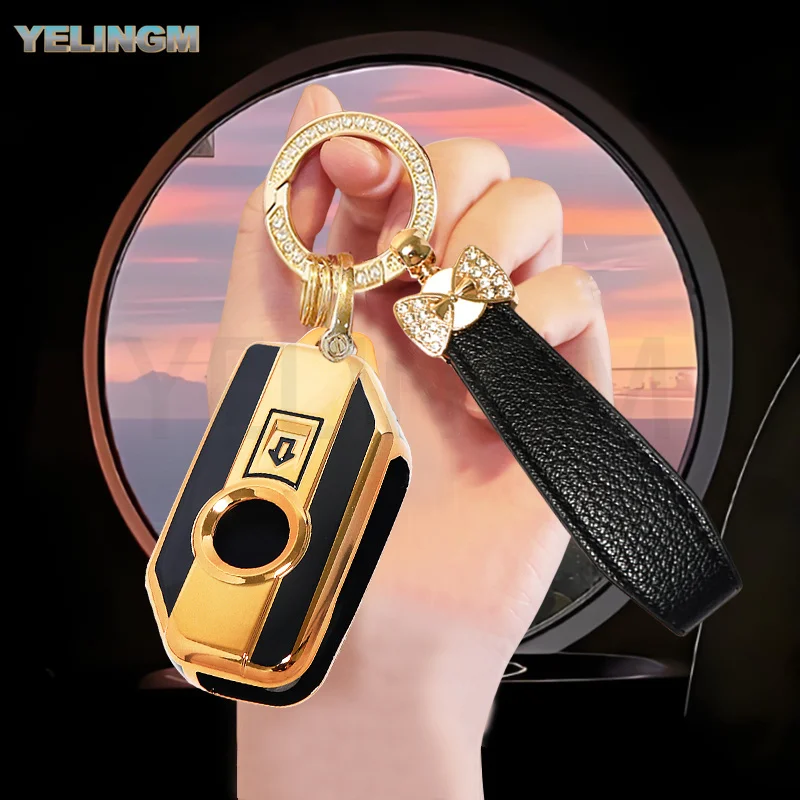 Car Key Case Cover Key Chain Shell for BMW R1250GS R1200GS F750GS F850GS C400X C400GT F900R F900XR GS1250 S1000rr Accessories