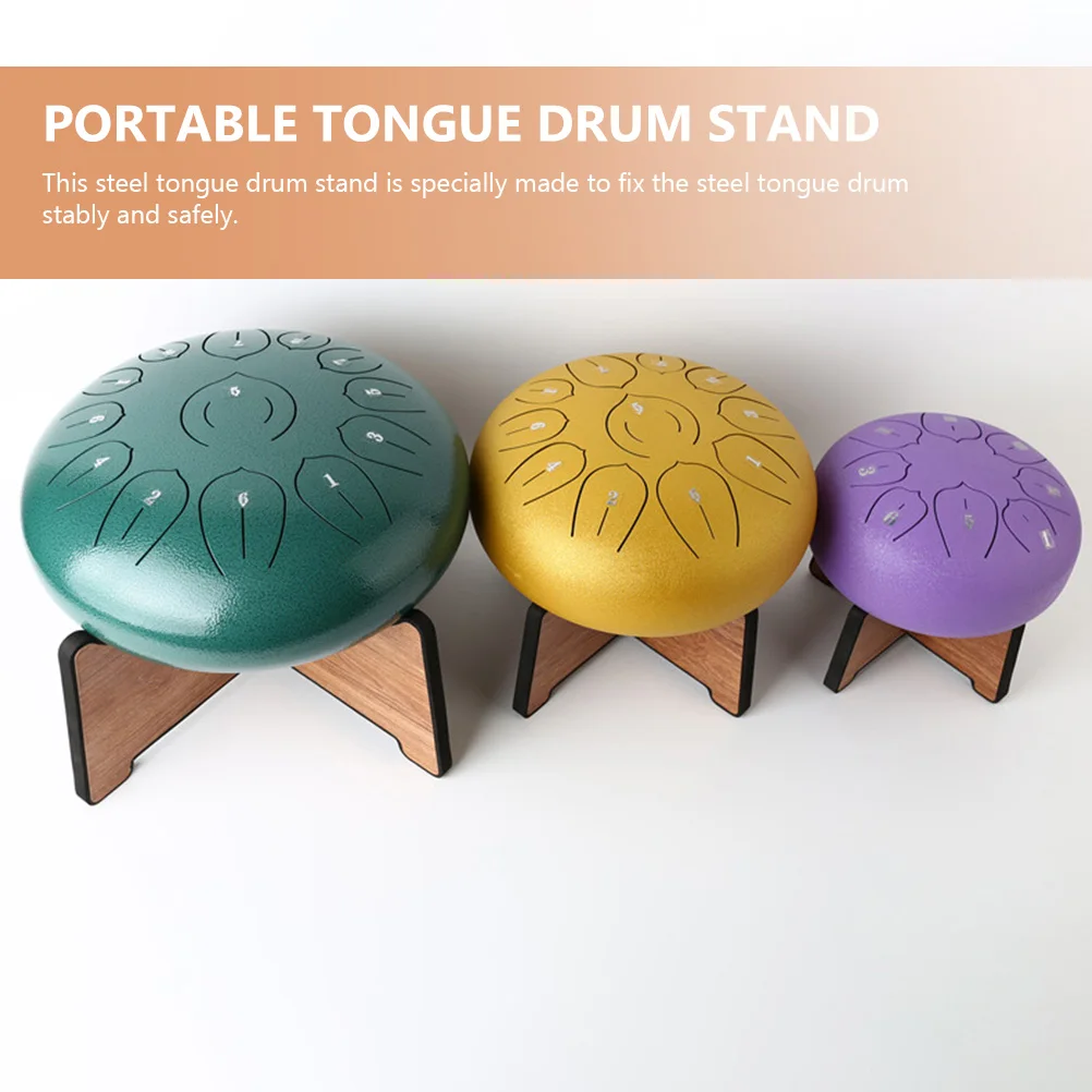 Support de tambour de langue en acier professionnel, Support pliable et détachable, Support de sol Durable, présentoir Portable pour la langue