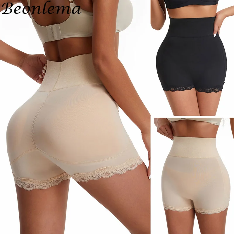 Beonlema Shapers, женские трусики с подкладкой для ягодиц, увеличивающие бедра, шорты с искусственной задницей, высокая талия, нижнее белье в форме песочных часов, корректирующее белье, большие размеры 6XL