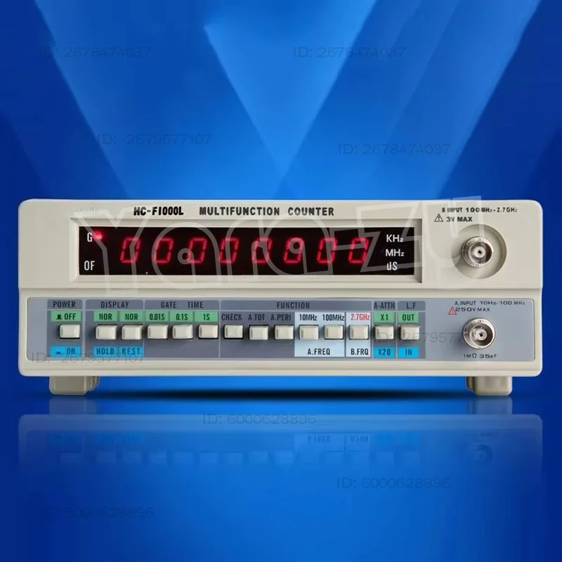 HC-F1000L frequency meter 1G frequency crystal oscillator signal counter test 8-bit LED display