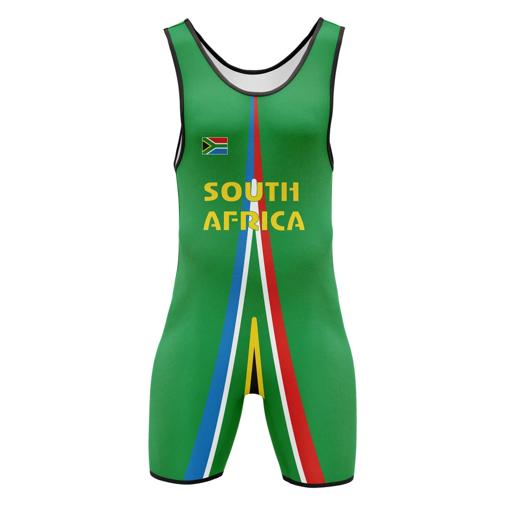 2026 Wrestling Singlet Suit Men's Leotard One Piece Sleeveless Undershirt GYM Triathlon Fitness Singlet Powerlifting Bodysuit image 3