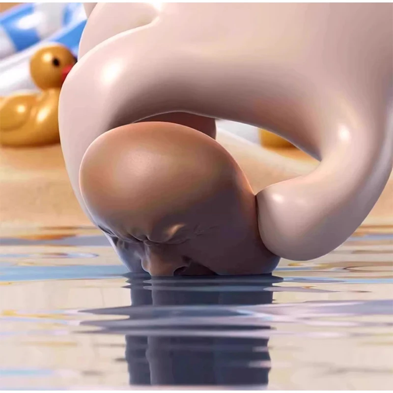 3-piece set of yawning water spray toy decorations, creative and fun to pinch and relax toys, desktop decorations, holiday gifts