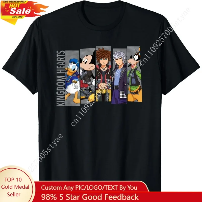 Camiseta de los personajes de Mickey Mouse de Disney Kingdom Hearts III