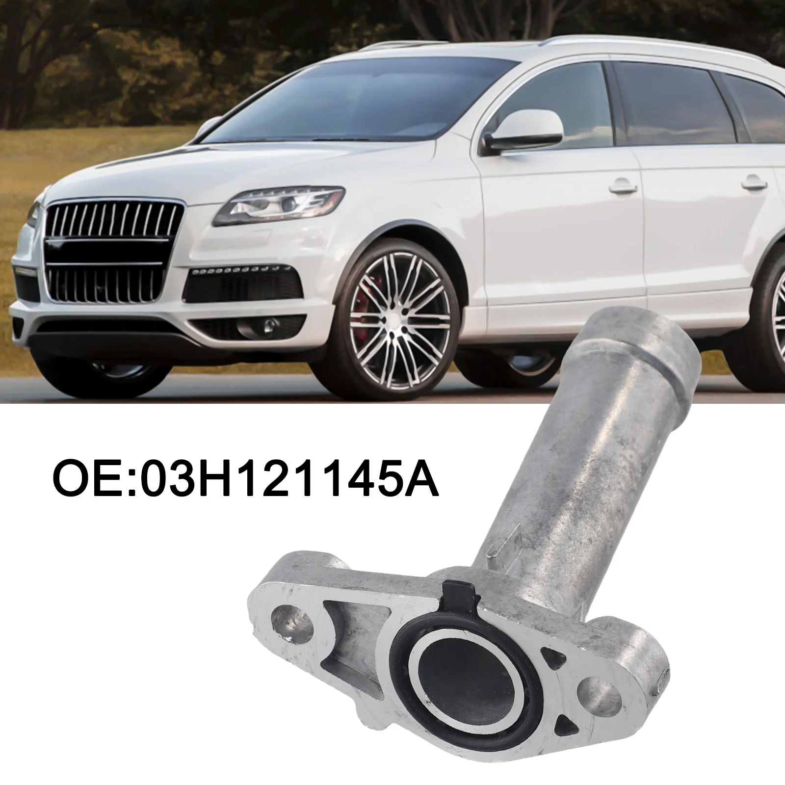 

Для A6 для B7, фитинг для водопроводной трубы с фланцем Passat, высококачественное приспособление, без упаковки, в комплект входит прокладка, износостойкий материал