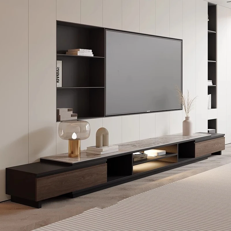 

Luxury Living Room Tv Stands Aesthetic Minimalist Wood Nordic Coffee Tv Table Hallway Storage Muebles Para Tv Italian Furniture