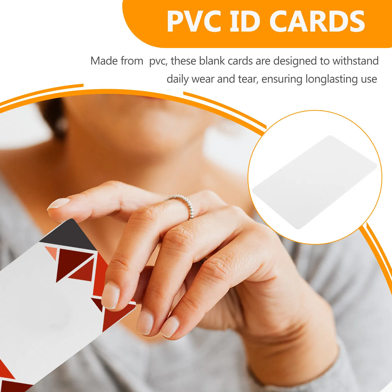 30Pcs Chip PVC Cards Blank White Plastic Id Badge Access Control NFC Business Card PVC Cards Credit Card Maker
